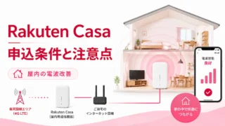 Rakuten Casa（楽天カーサ）とは？申し込み条件・料金・注意点