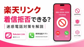 楽天リンクで着信拒否できる？迷惑電話を止める方法と注意点を解説