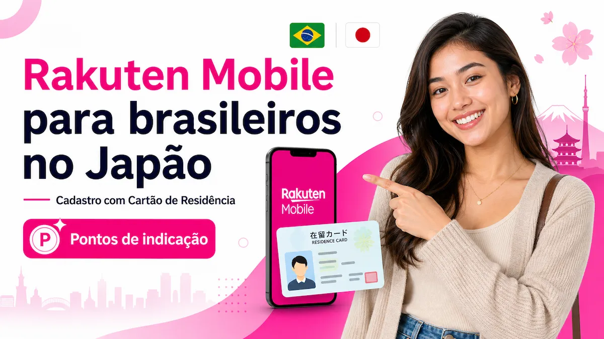 Rakuten Mobile em português no Japão|Atendimento e cadastro
